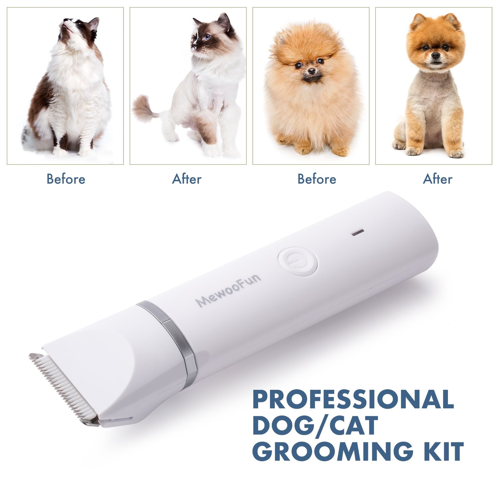 Mewoofun-4-in-1-Pet-Electric-Hair-Clipper-with-4-Blades-Grooming-Trimmer-Nail-Grinder-Professional-3
