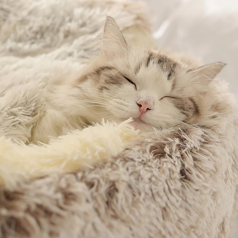 2-In-1-Cat-Bed-Nest-Winter-Warm-Pet-Beds-Soft-Plush-Kitten-House-Round-Cat-3
