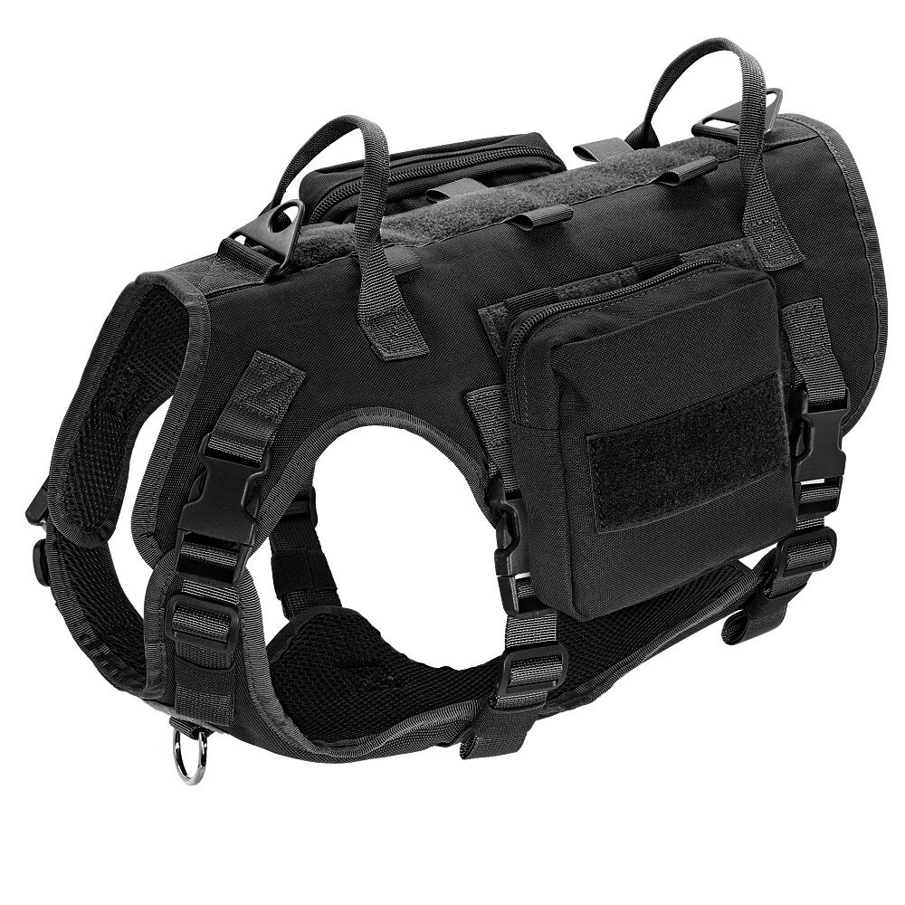 Dog-Tactical-Harness-Molle-Vest-Adjustable-Military-Pet-Training-Harness-For-Medium-Large-Dogs-With-2-3
