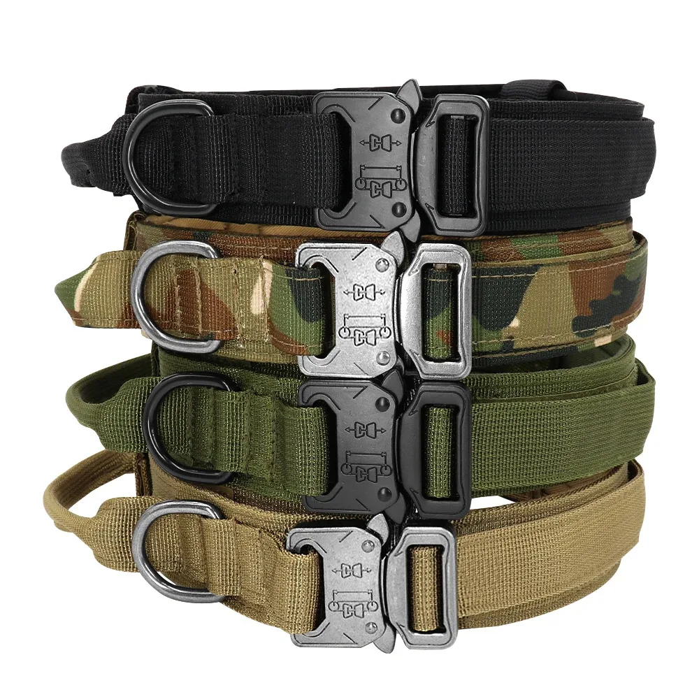 Durable-Military-Tactical-Dog-Collar-Adjustable-Pet-Nylon-Training-Rottweiler-Dog-Collar-For-Medium-Large-Dogs-3